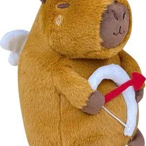 Capybara: Cupid Plush Figure (21cm) Fait Main