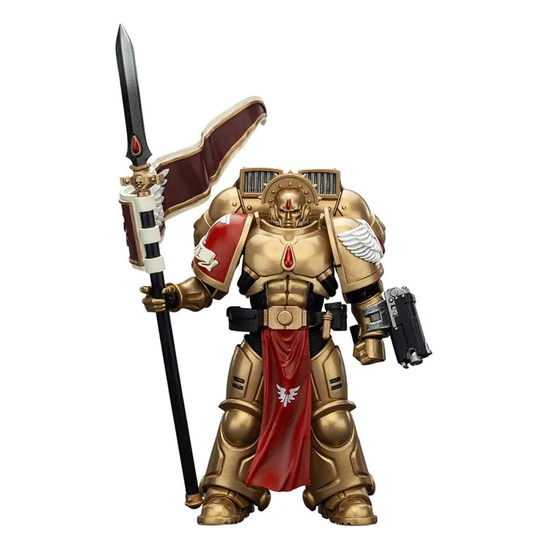 Warhammer 40,000: Sanguinary Guard with Angelus Boltgun and Encarmine Spear Combat Patrol Action Figure (20cm) Quantité Limitée