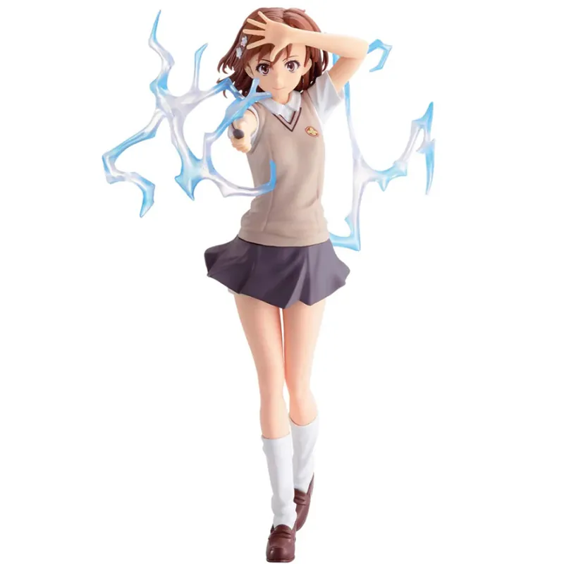 A Certain Scientific Railgun - Figurine Mikoto Misaka Level5 Electromaster Espresto Figure Retour Gratuit